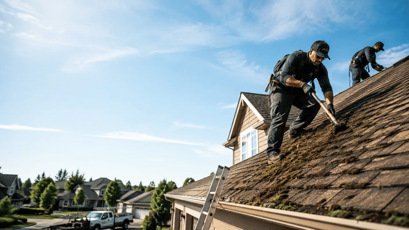 Roof Moss Removal in Vanderbilt, TX near me